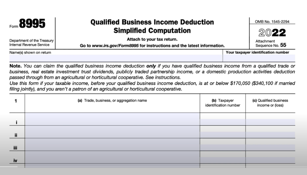 How to Use Form 8995