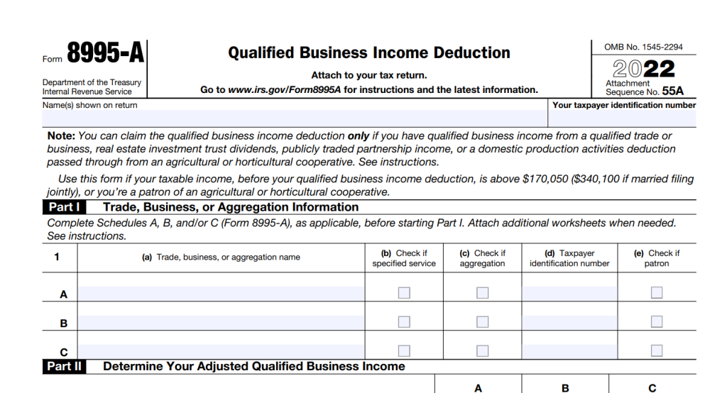 Form 8995-A